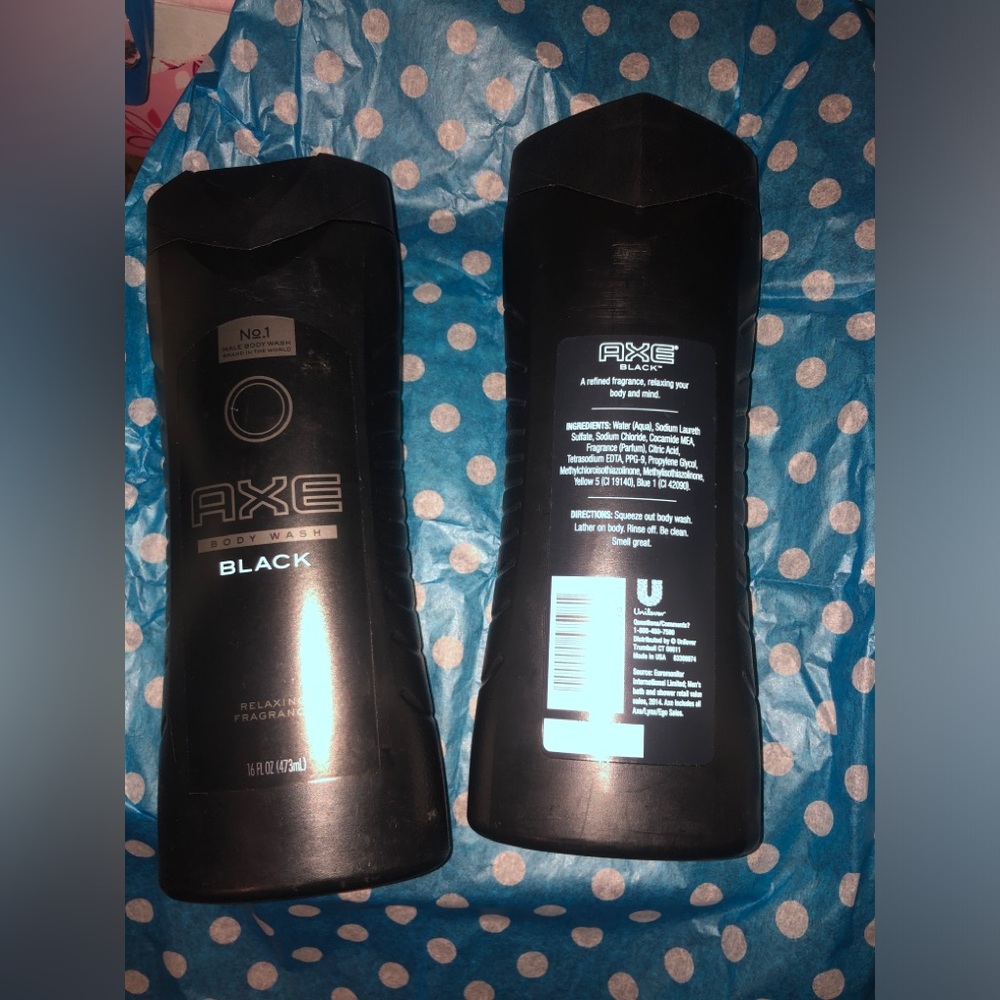 2x AXE BLACK Refreshing Fragrance Bodywash 16oz each - Picture 4 of 4